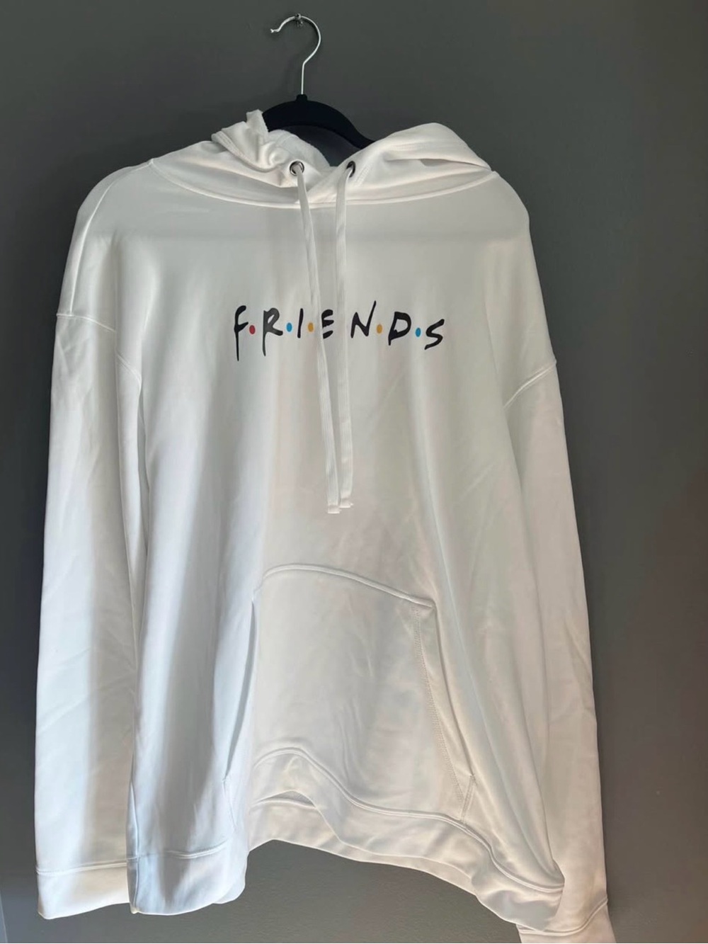 Friends Logo White Hoodie